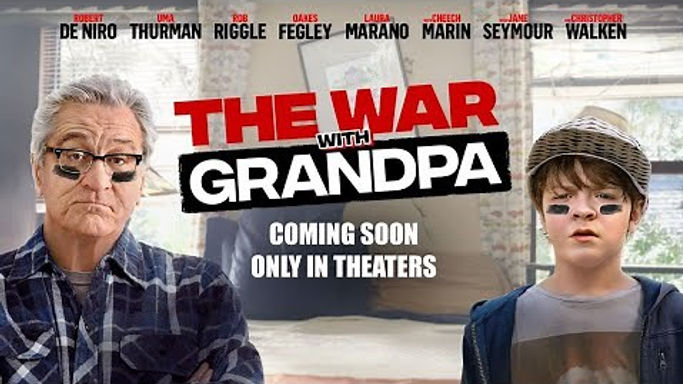 The War with Grandpa - Movie Trailer with poster